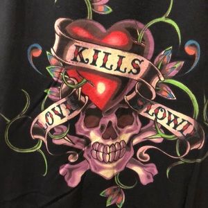 Women’s Ed Hardy Love Kills Slowly tee